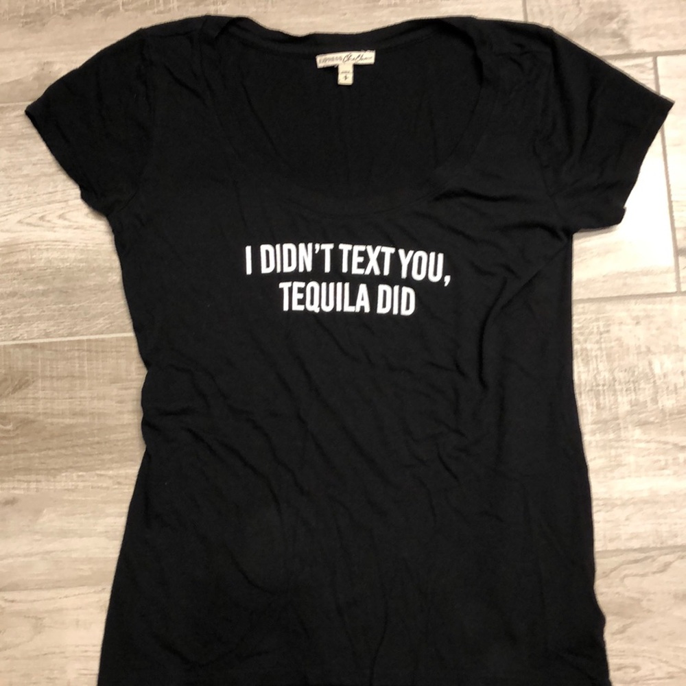 Express one Eleven black tequila shirt size small